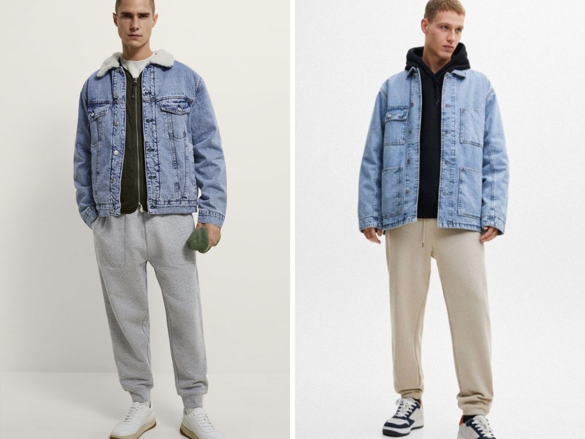 Denim Jacket và Quần Jogger cũng rất ổn áp