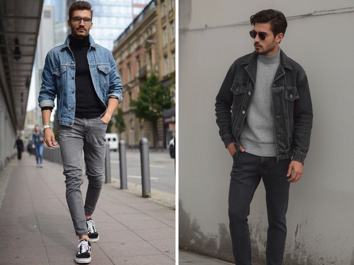 Phối cùng len cổ lọ cho mùa đông thêm ấm áp