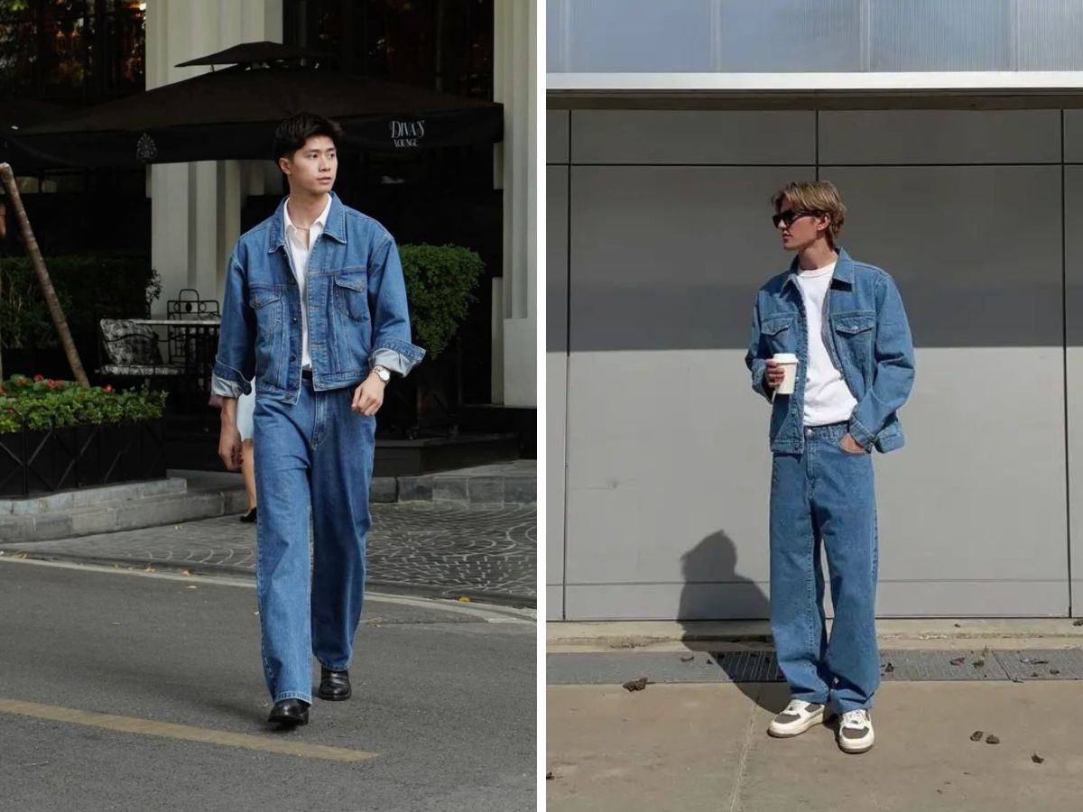 Denim Jacket và Quần Jeans