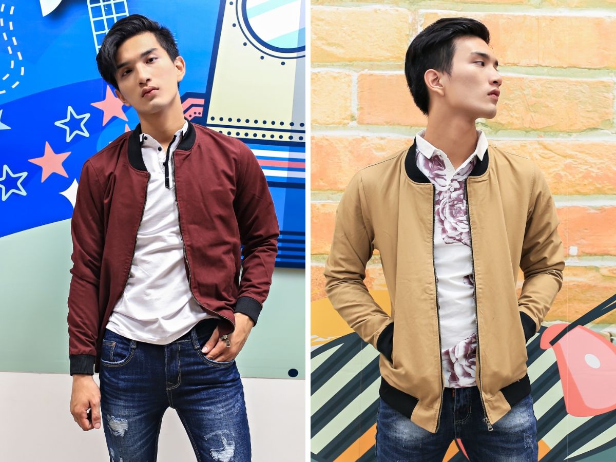 Áo khoác bomber 4men thiết kế tối giản