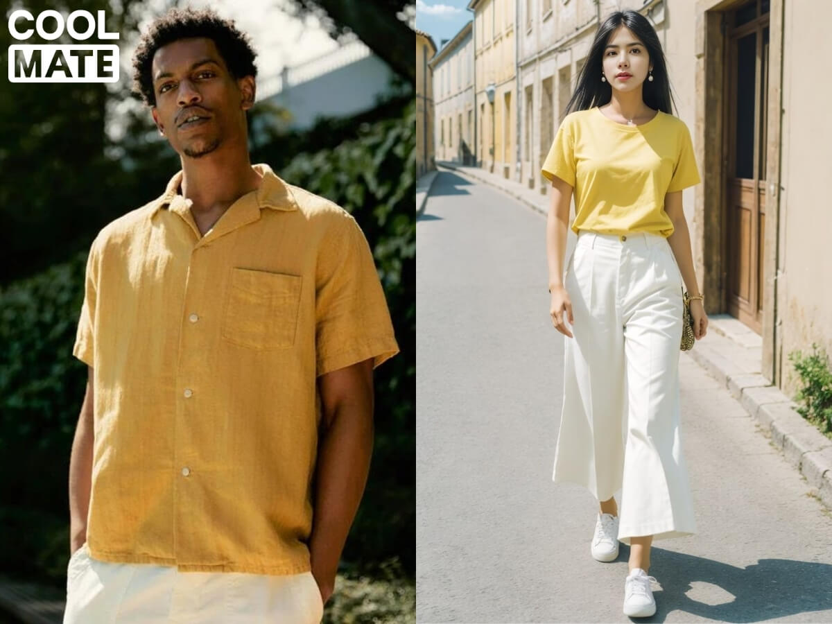 Phối đồ với màu Butter Yellow