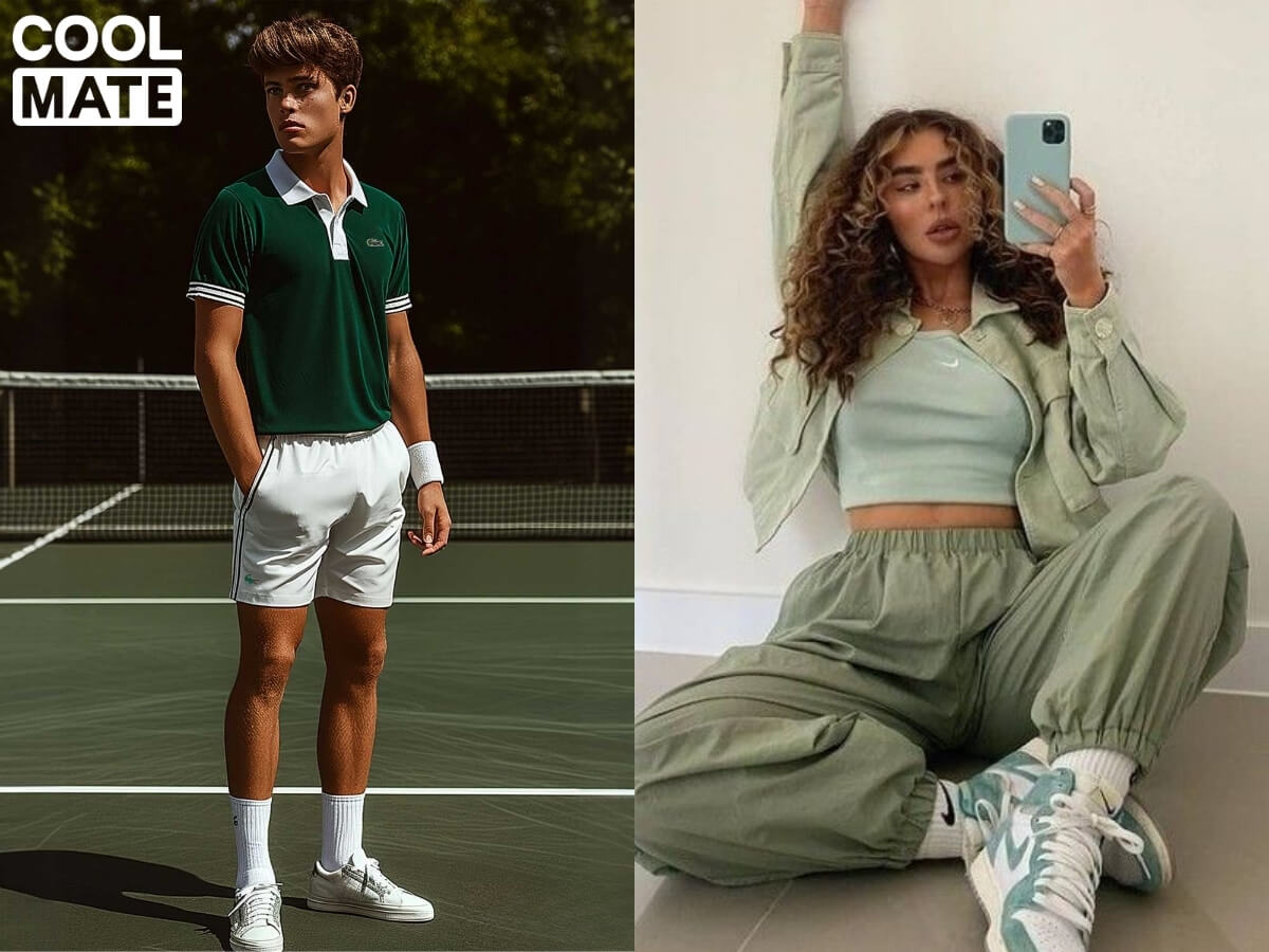 Phối đồ với màu Dill Green