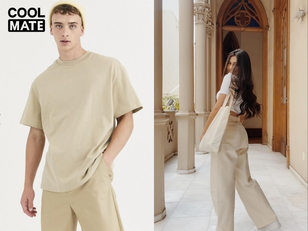 Phối đồ với màu Alpine Oat