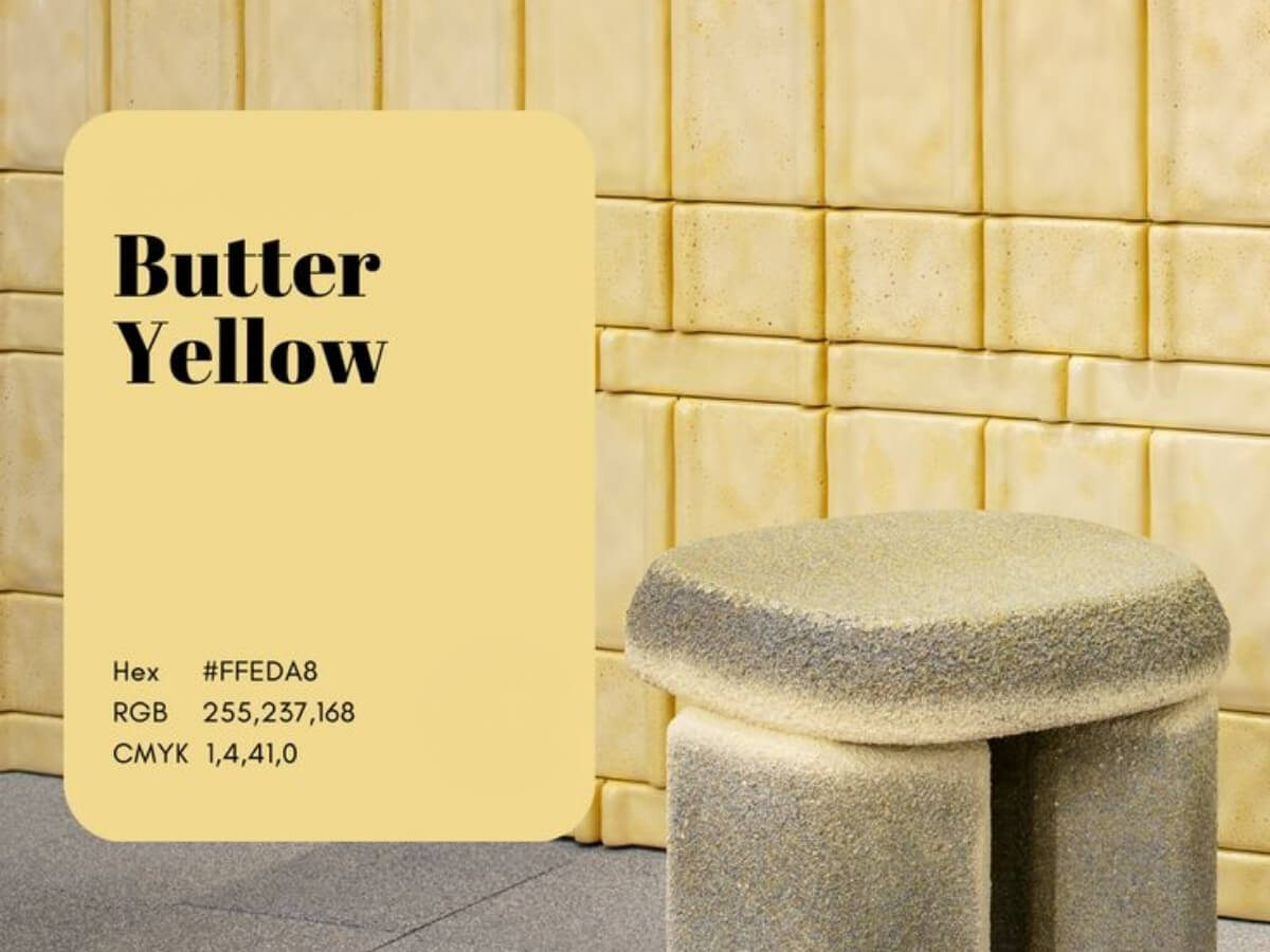 Màu Butter Yellow