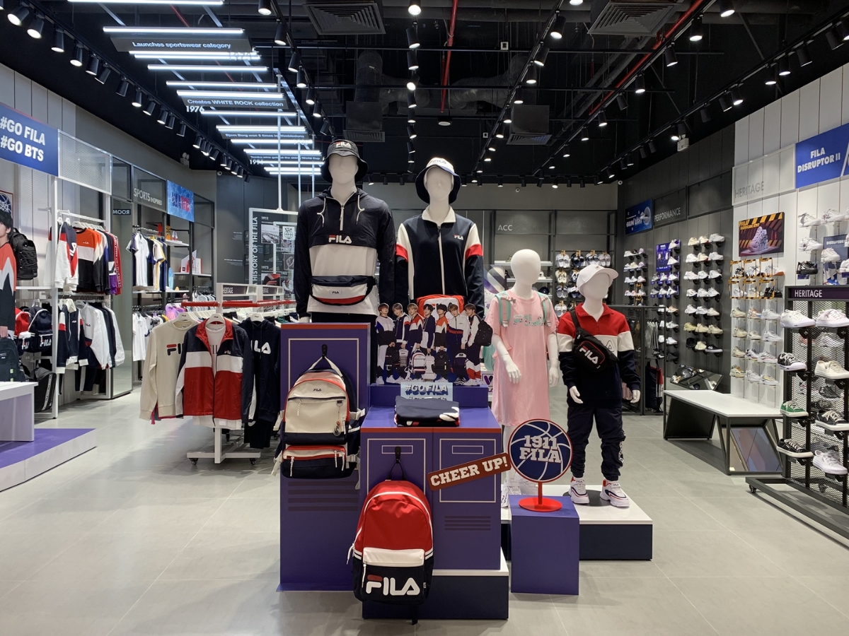 Các địa chỉ bán quần áo Fila chính hãng