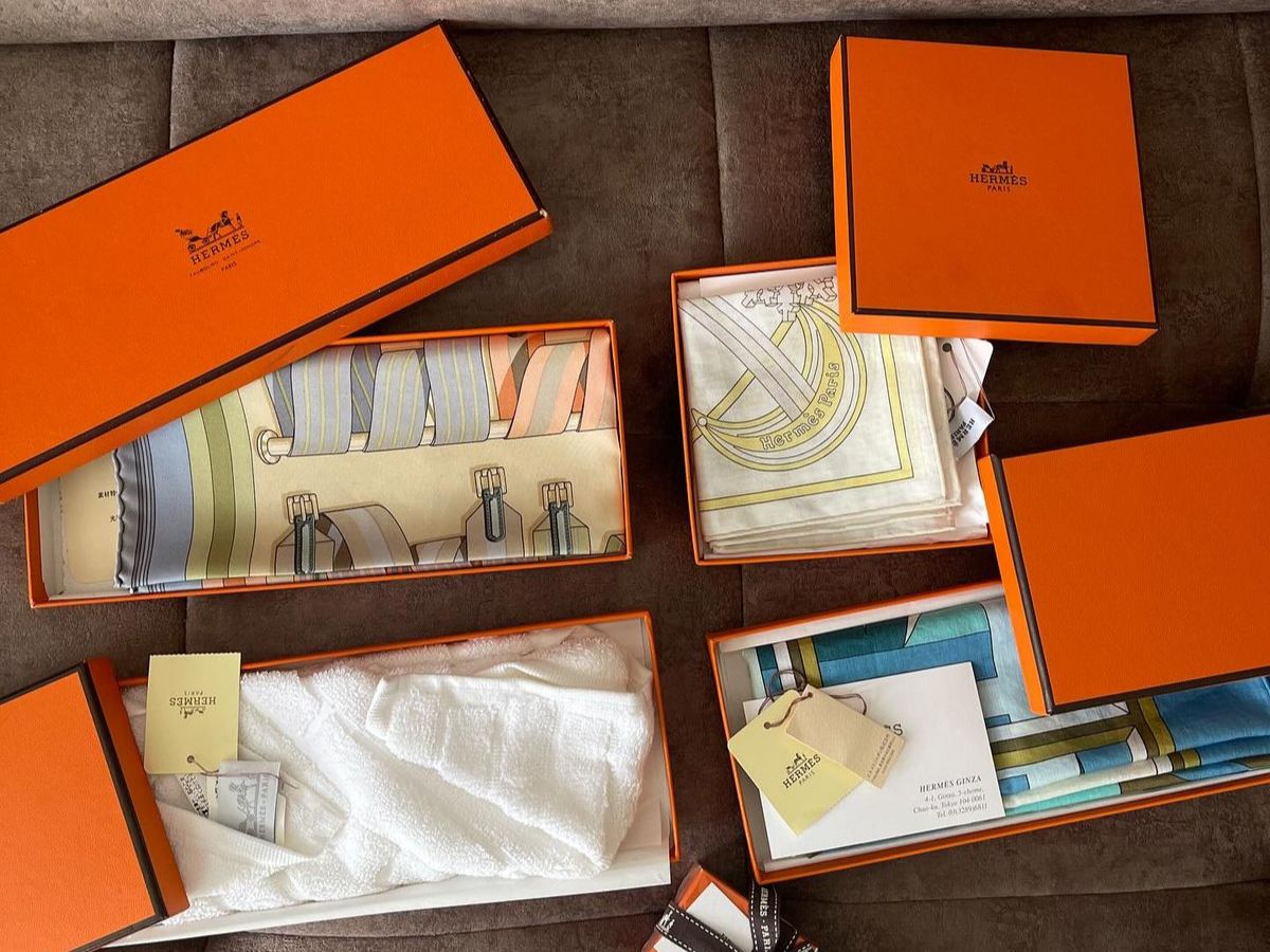 Mỗi chiếc khăn lụa Hermes như một tác phẩm nghệ thuật