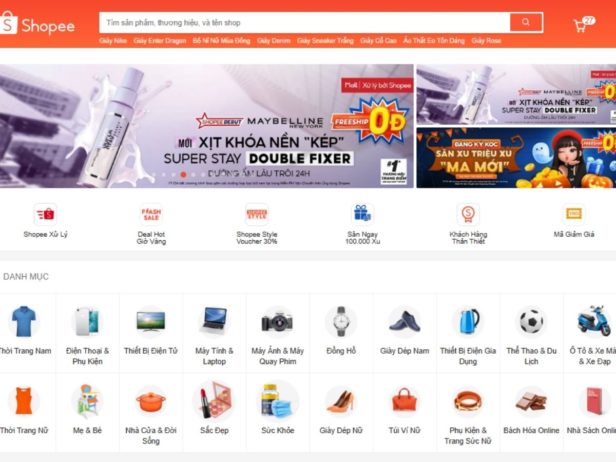 Website chuyên bán hàng auth uy tín