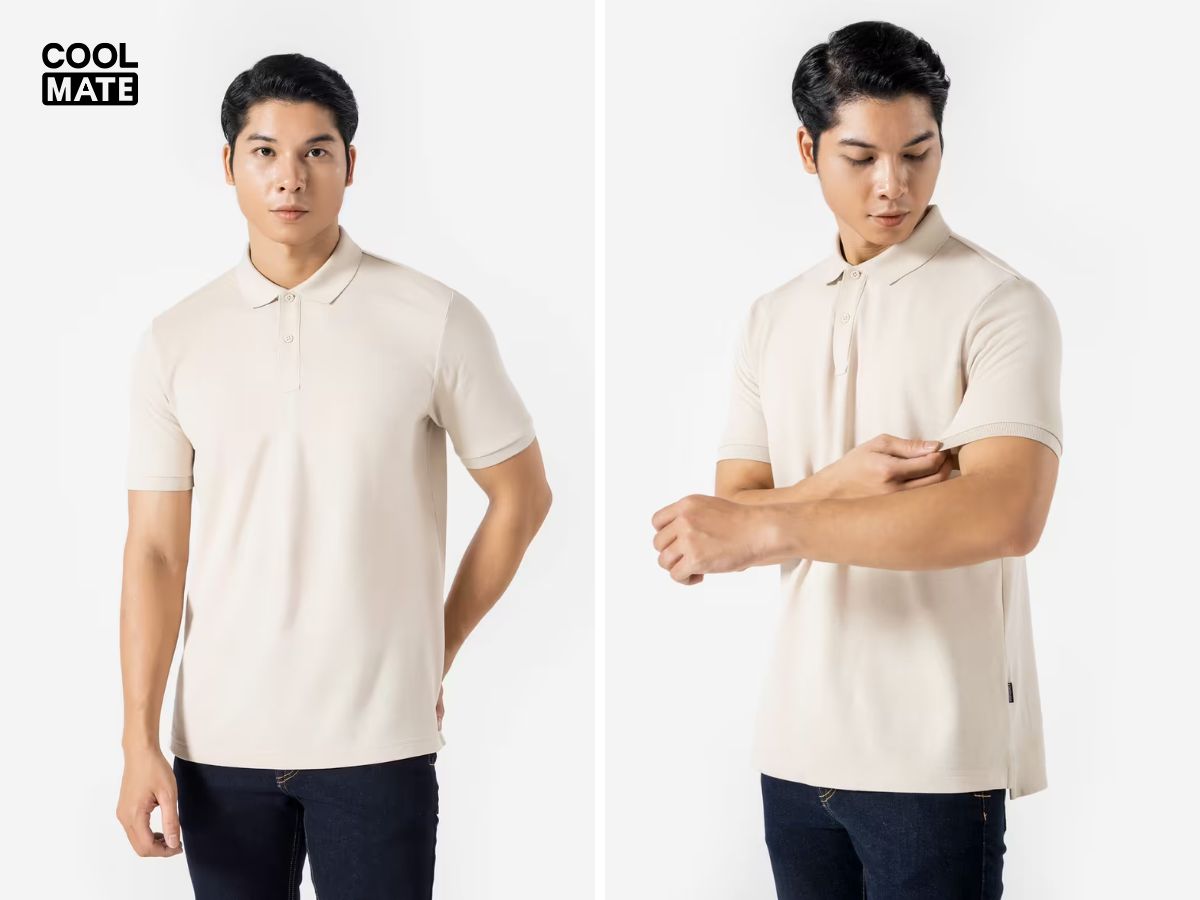 Sắm polo Coolmate giúp bạn không còn thắc mắc nam đi biển cần chuẩn bị gì