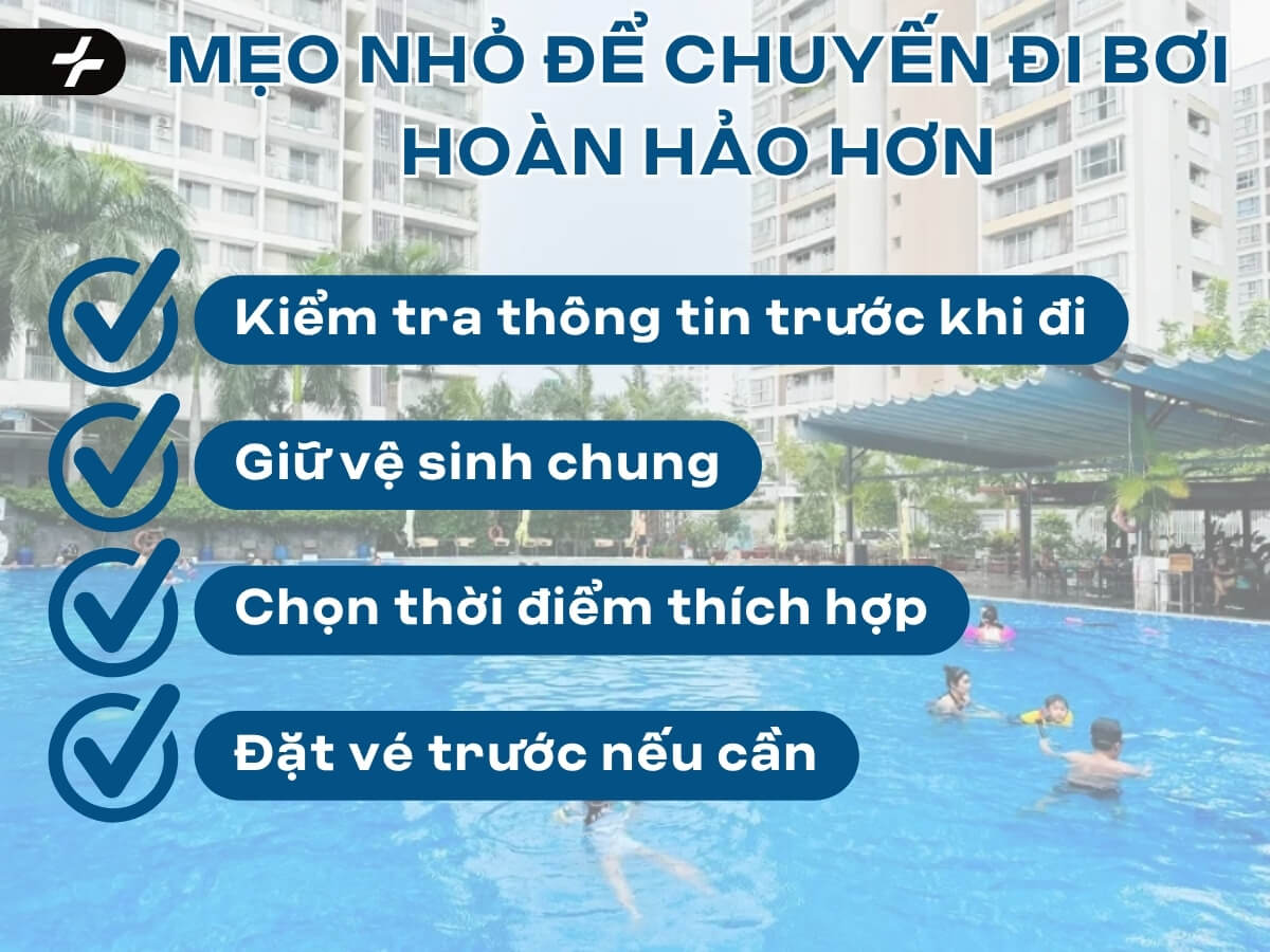 Mẹo nhỏ để chuyến đi bơi hoàn hảo hơn