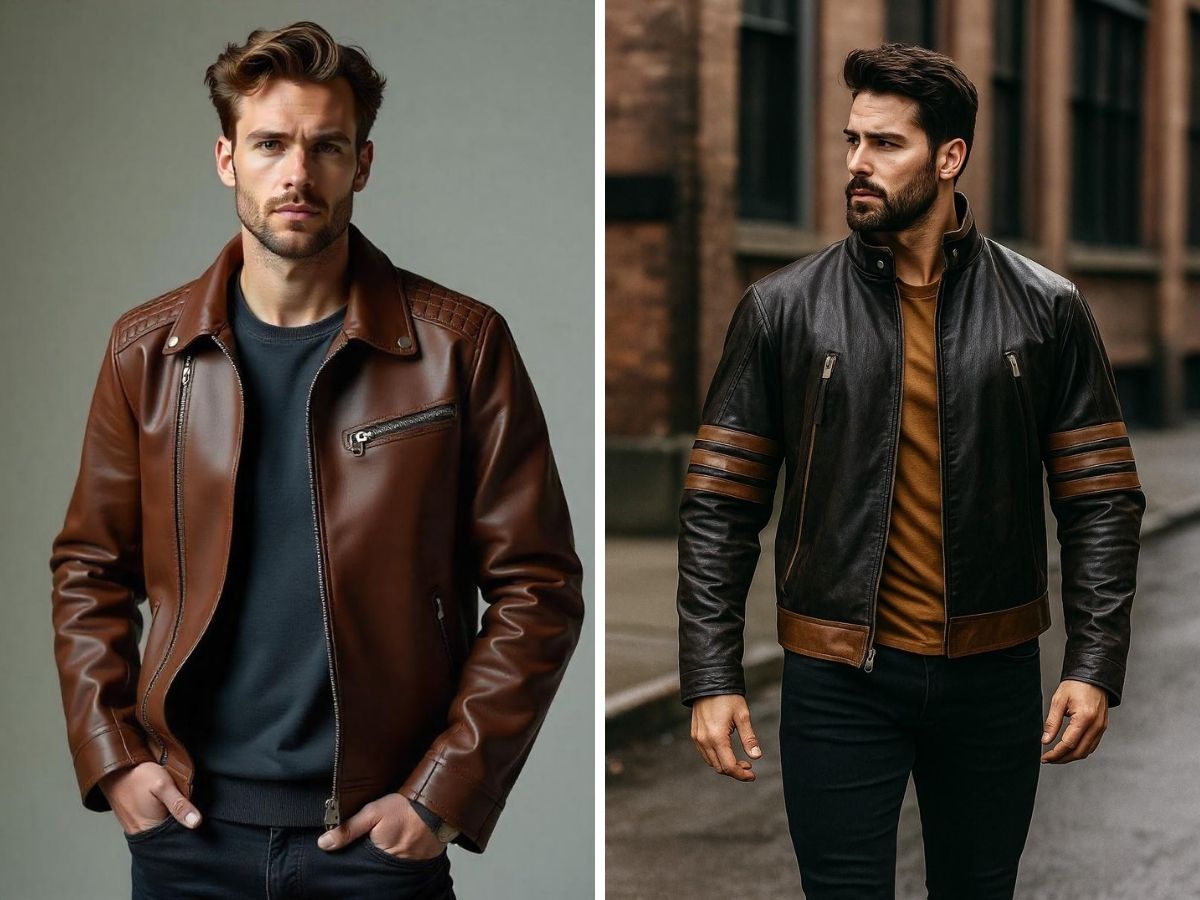 Chú ý chọn chi tiết khóa, túi của từng mẫu áo khoác da