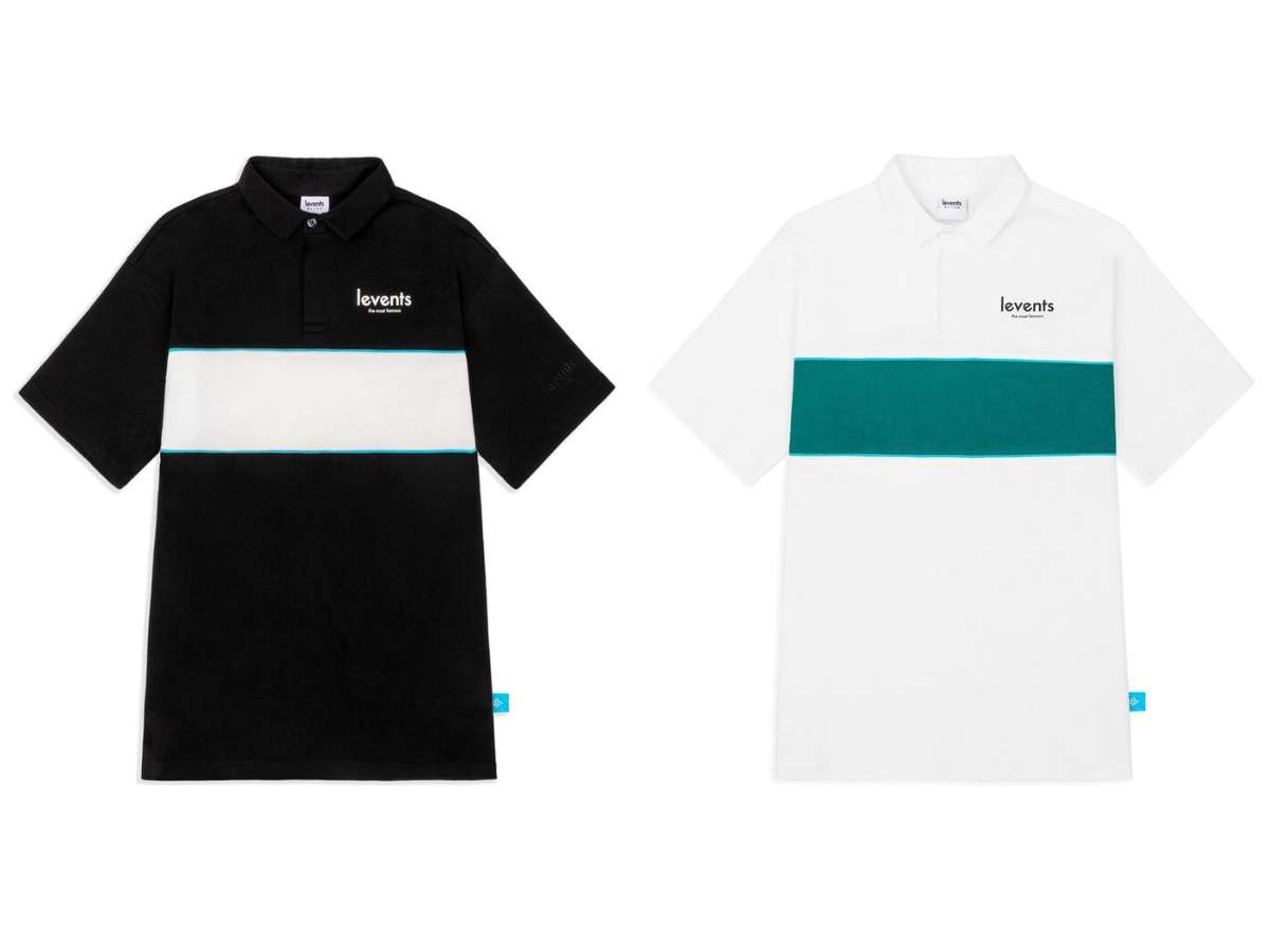 Áo striped polo của Levents