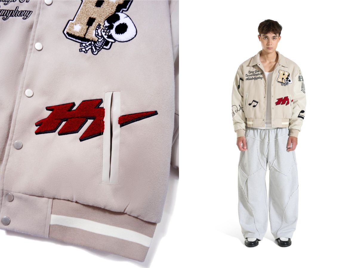 Hades biểu tượng streetwear với varsity jacket cá tính