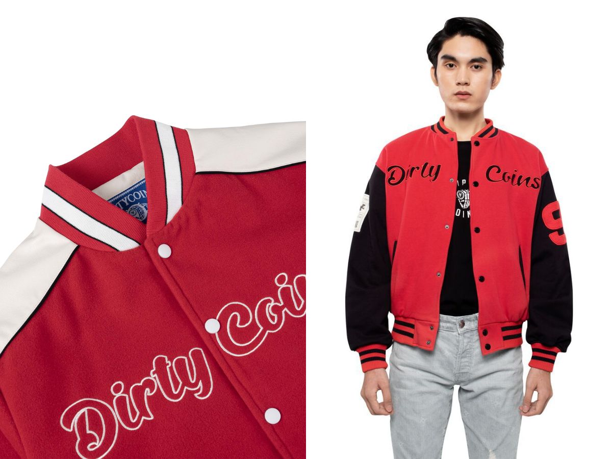 DirtyCoins đa dạng mẫu mã, nổi bật cùng Varsity Jacket 