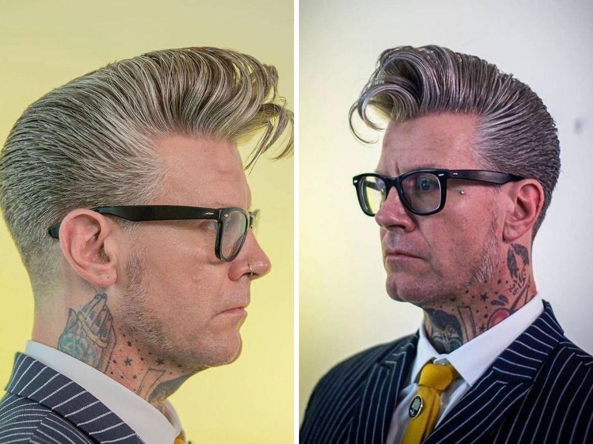 Pompadour là kiểu tóc có độ phồng