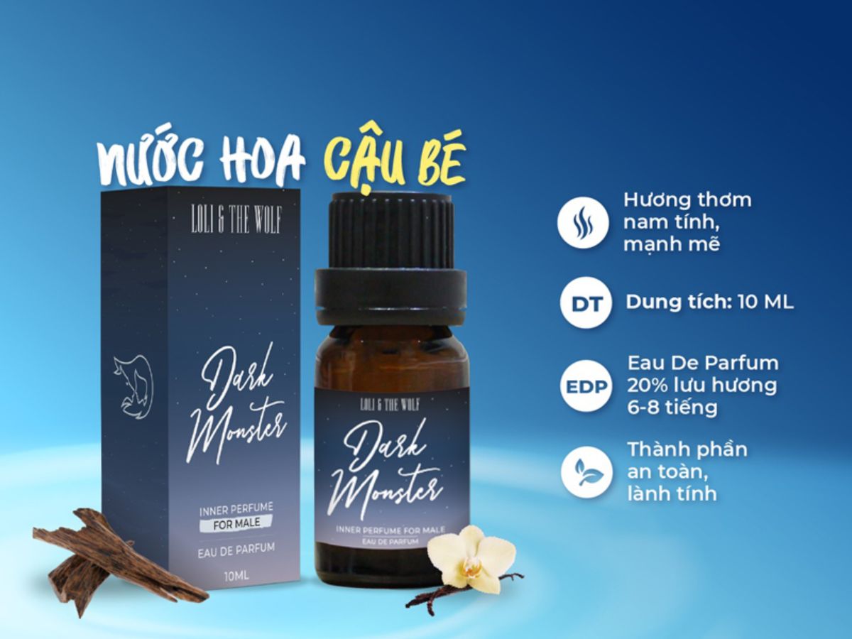 Nước hoa vùng kín nam Loli & The Wolf nồng ấm, lịch lãm