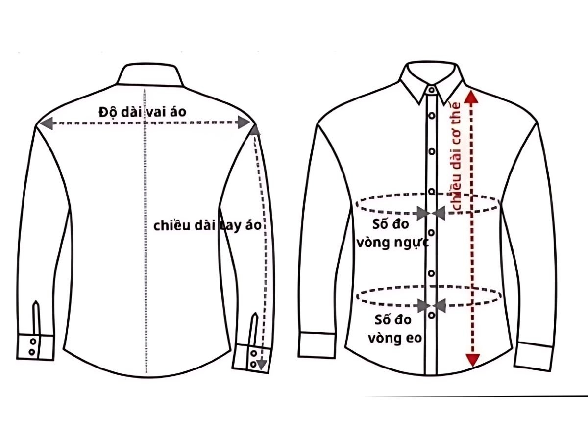 Hướng dẫn chọn size áo nam