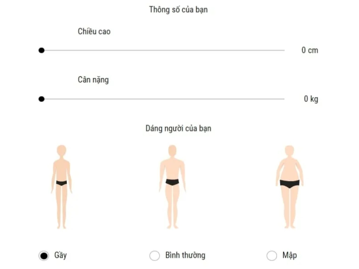 Hướng dẫn chọn size áo nam