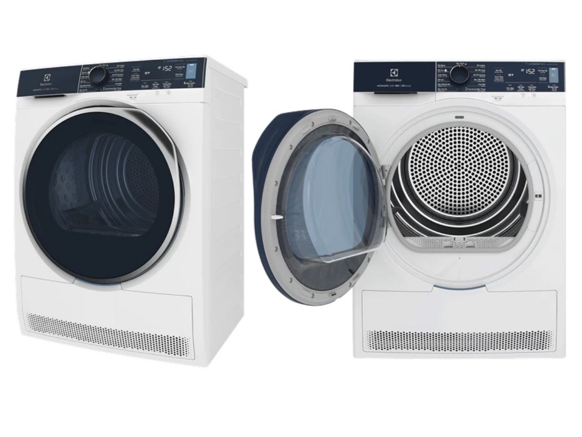 tip chọn mua máy sấy quần áo: Máy sấy bơm nhiệt Electrolux 9kg