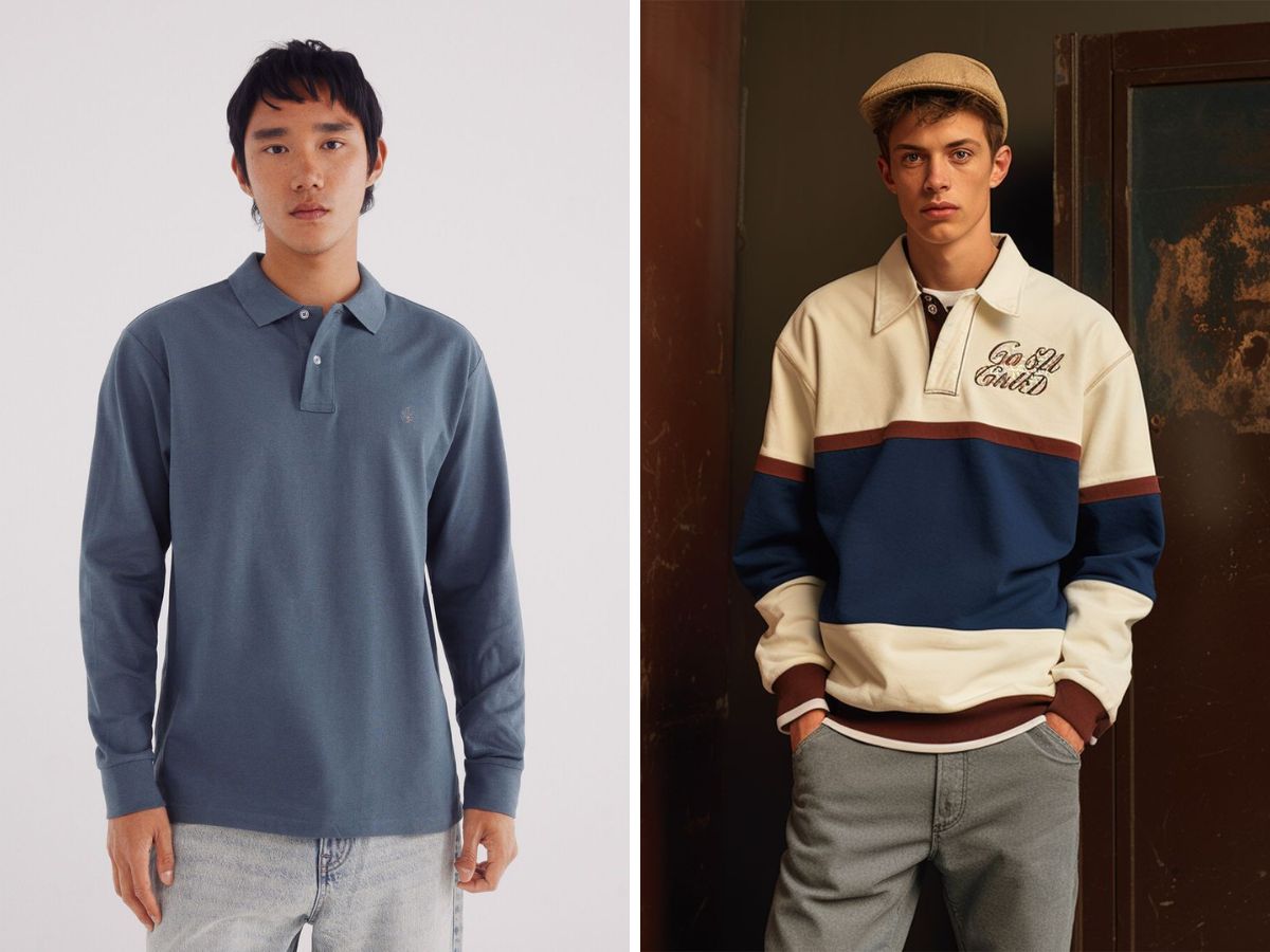 Bạn có thể áp dụng nhiều cách phối polo dài tay khác nhau tuỳ hoàn cảnh