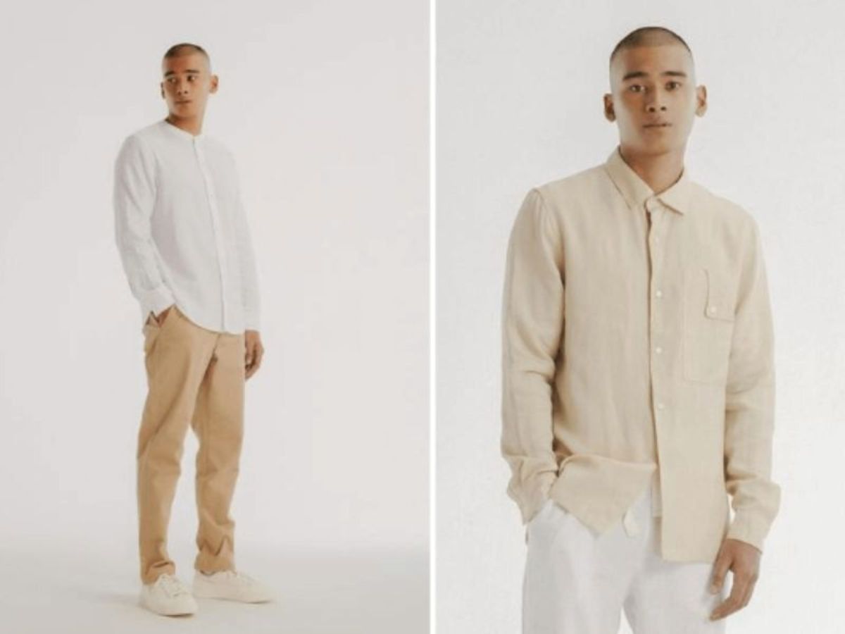 top áo sơ mi oversize nam