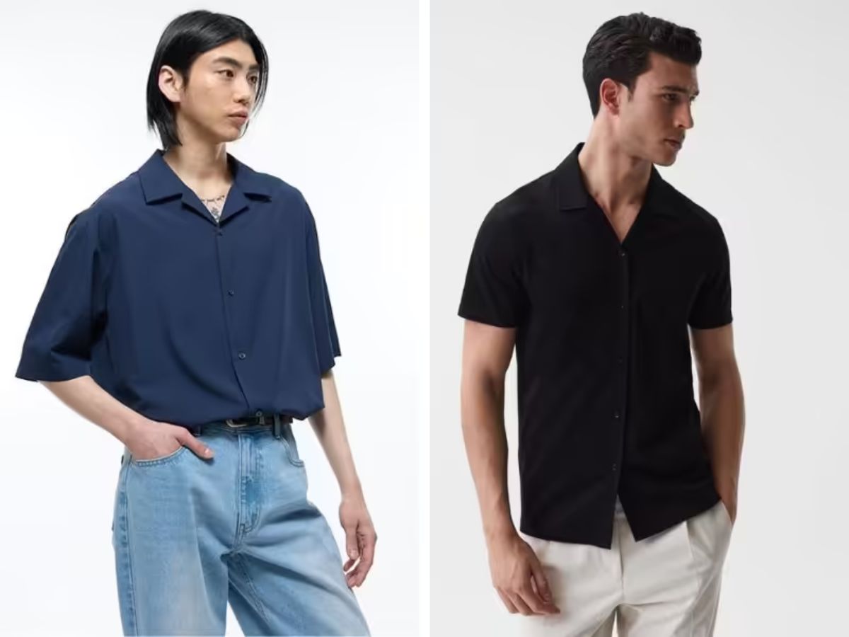 top áo sơ mi oversize nam