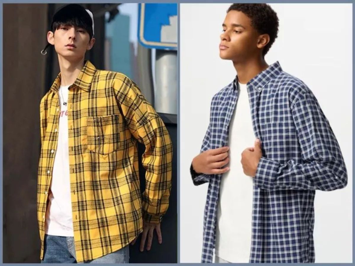 top áo sơ mi oversize nam