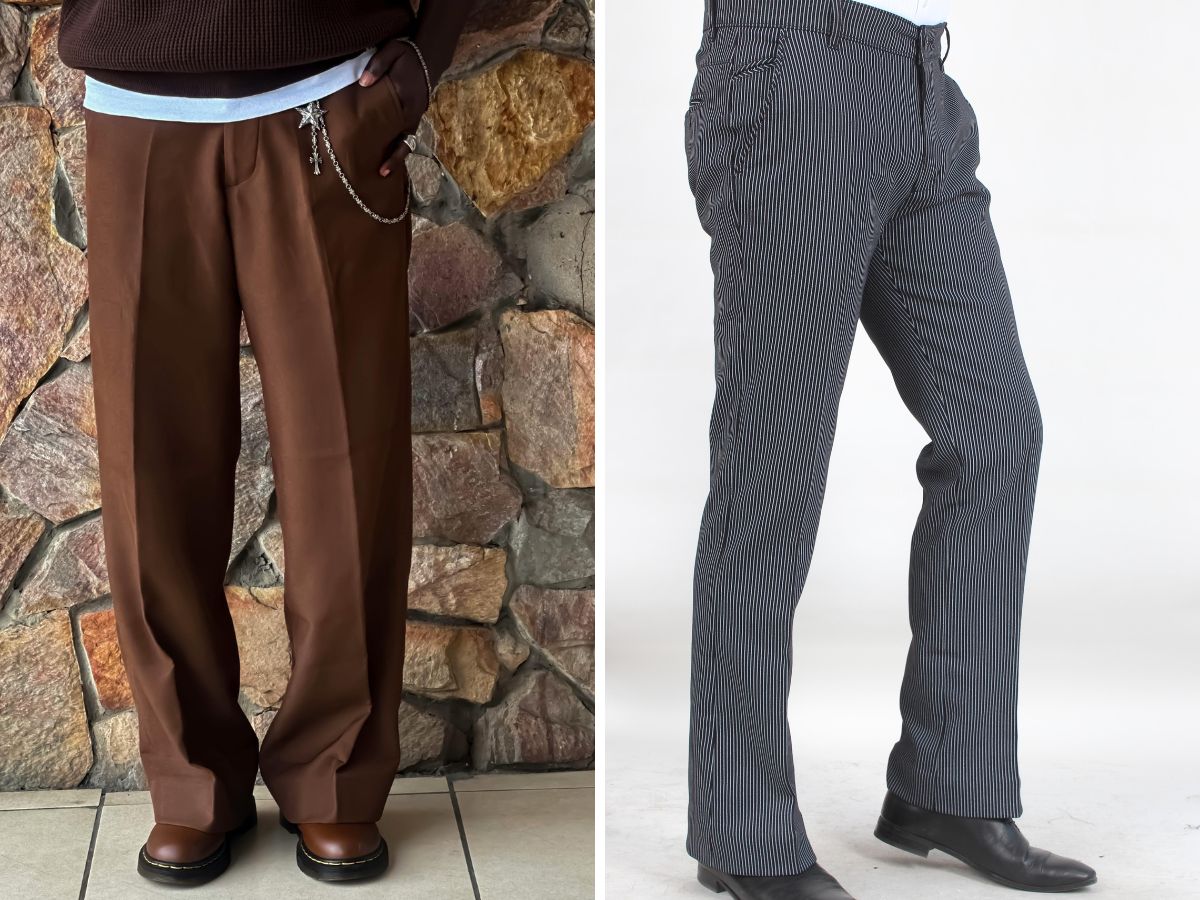 Mặc quần tây thay cho quần jean