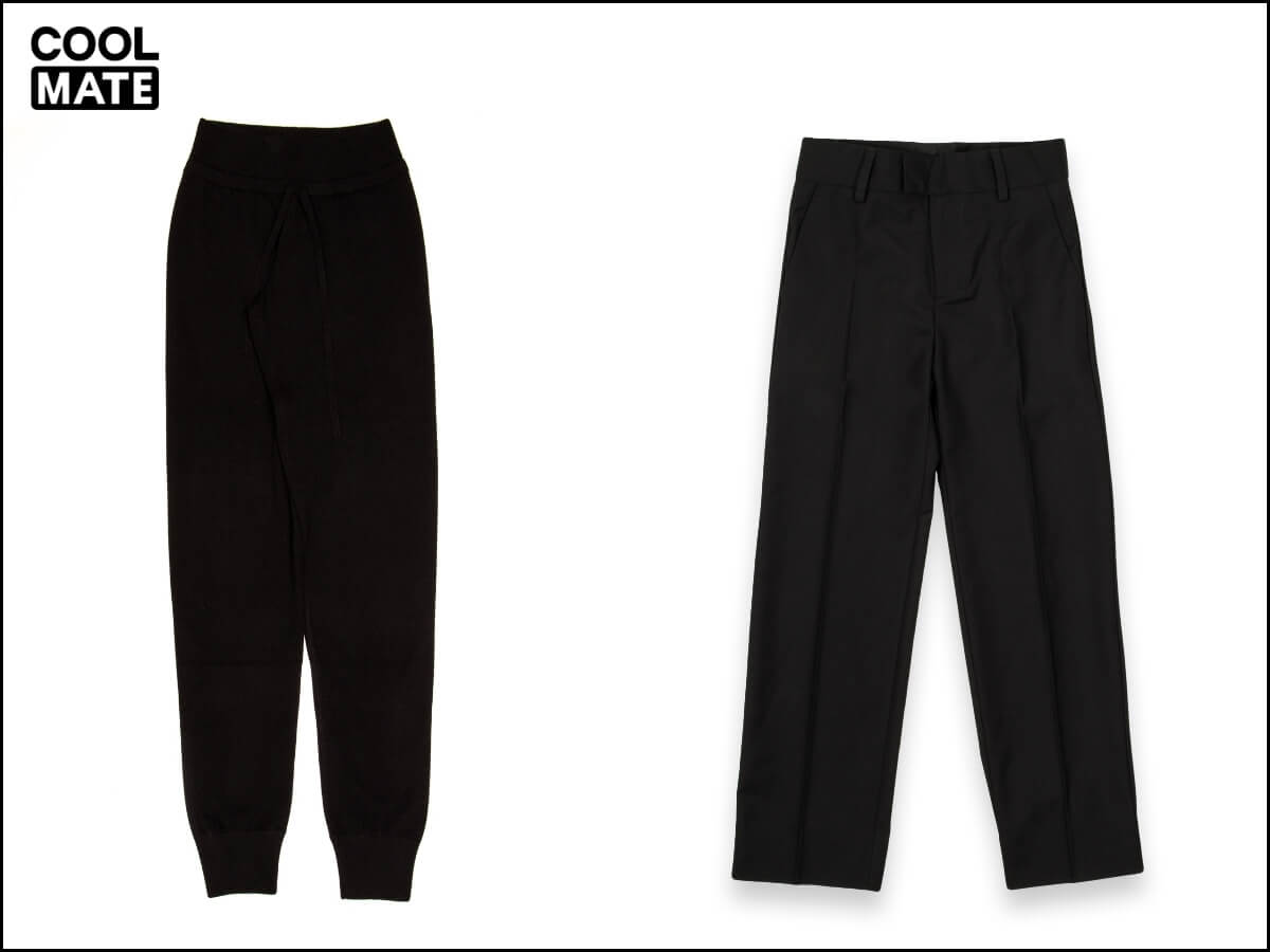 Quần ống rộng suông đứng