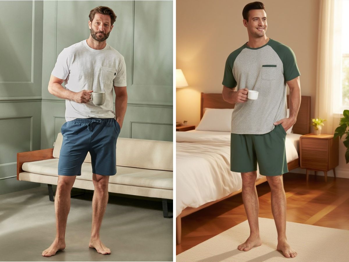 Các kiểu đồ ngủ ngắn nam cực phù hợp cho thời tiết Việt Nam