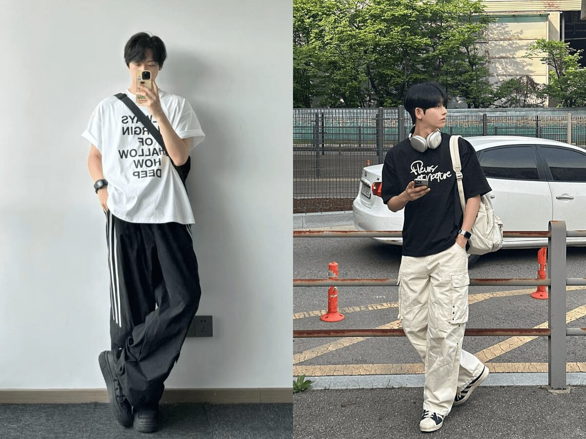 Outfit Streetwear năng động và bụi bặm