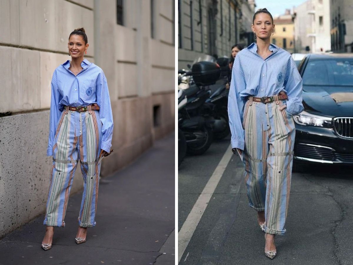 Tránh họa tiết quá lớn hoặc màu sắc sặc sỡ gây rối mắt