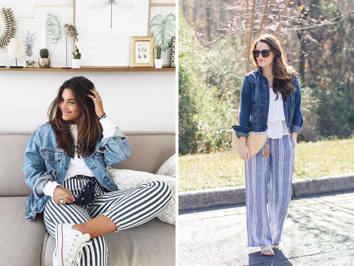 Denim jacket cá tính