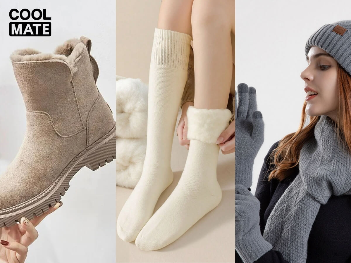 Phụ kiện đi kèm giúp giữ ấm các bộ phận dễ mất nhiệt