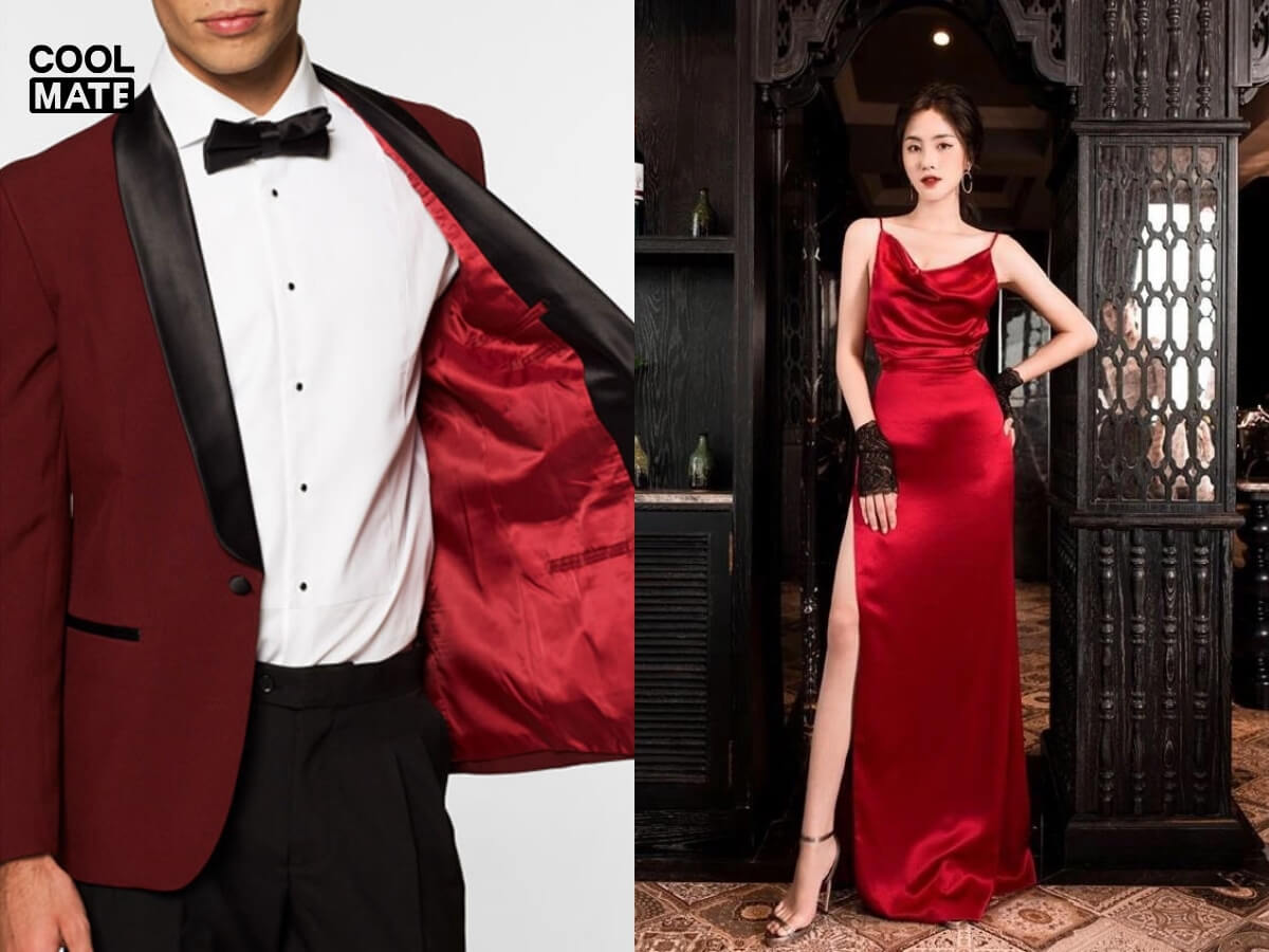 Phối đồ màu đỏ cho phong cách dự tiệc/sự kiện