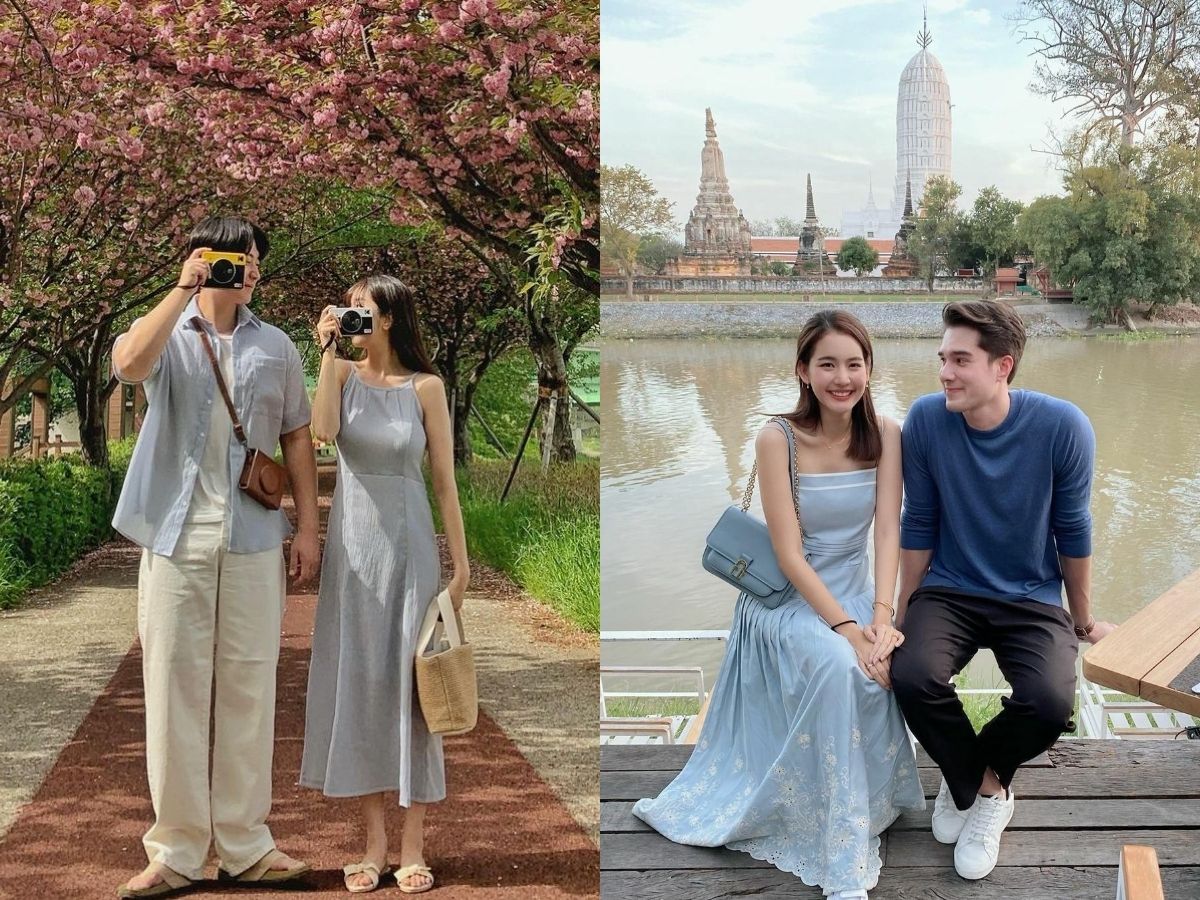 Lựa chọn màu sắc hài hòa khi mix đồ đôi