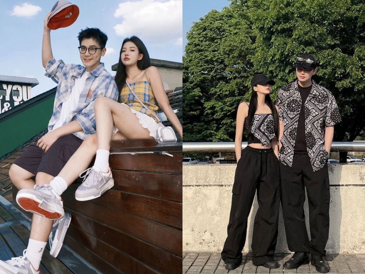 Mix đồ đôi đi dã ngoại