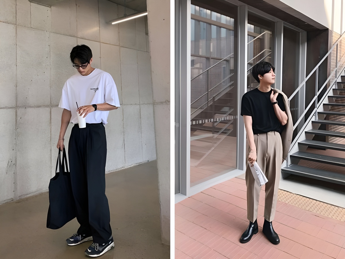 Smart Casual với quần âu/tây