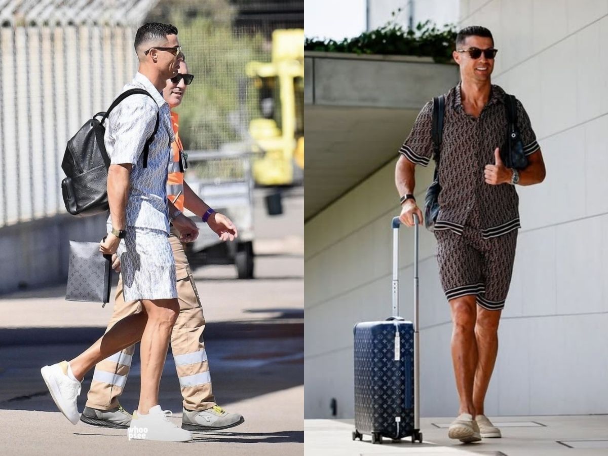 Phong cách thời trang của Cristiano Ronaldo cho những ngày nắng nóng