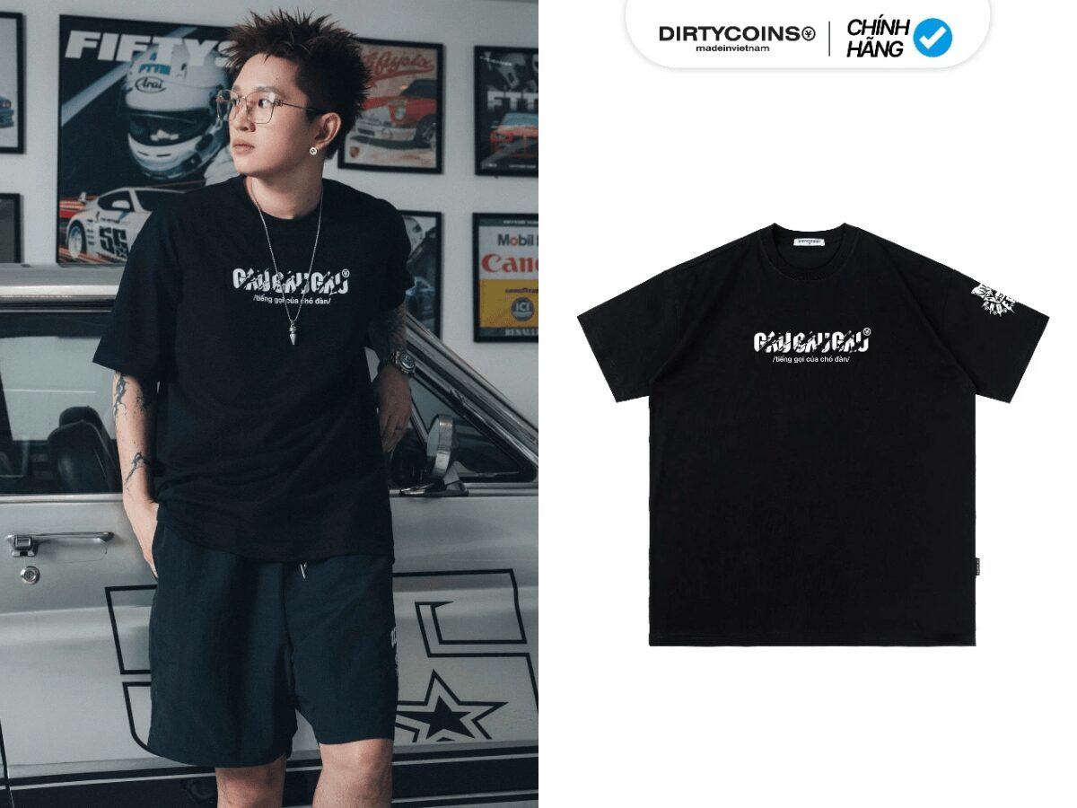 Mẫu áo oversize của Dirty Coins