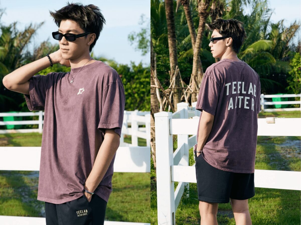 Mẫu áo thun form rộng của Teelab