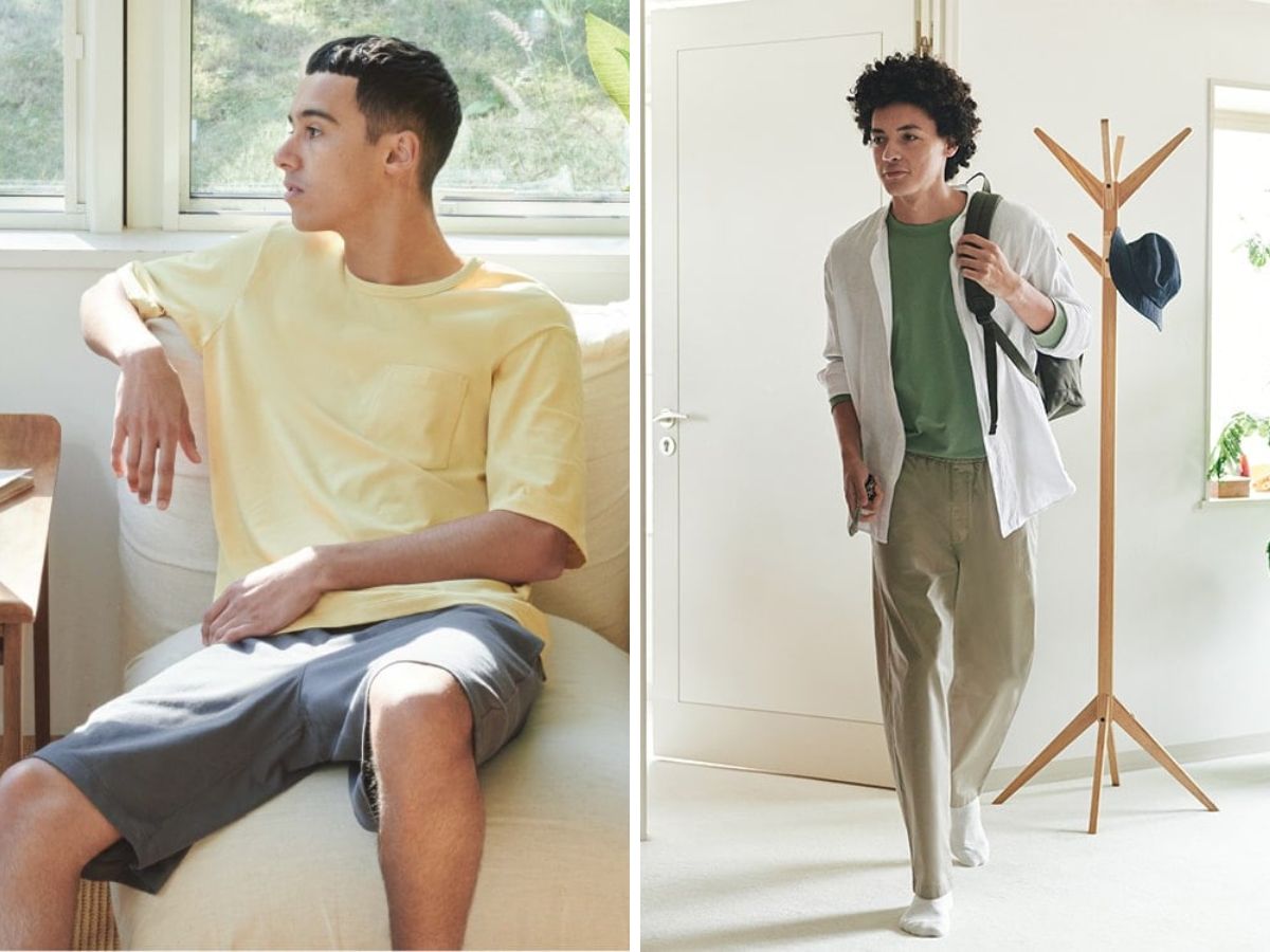 Các sản phẩm đồ ngủ Uniqlo với phong cách tối giản