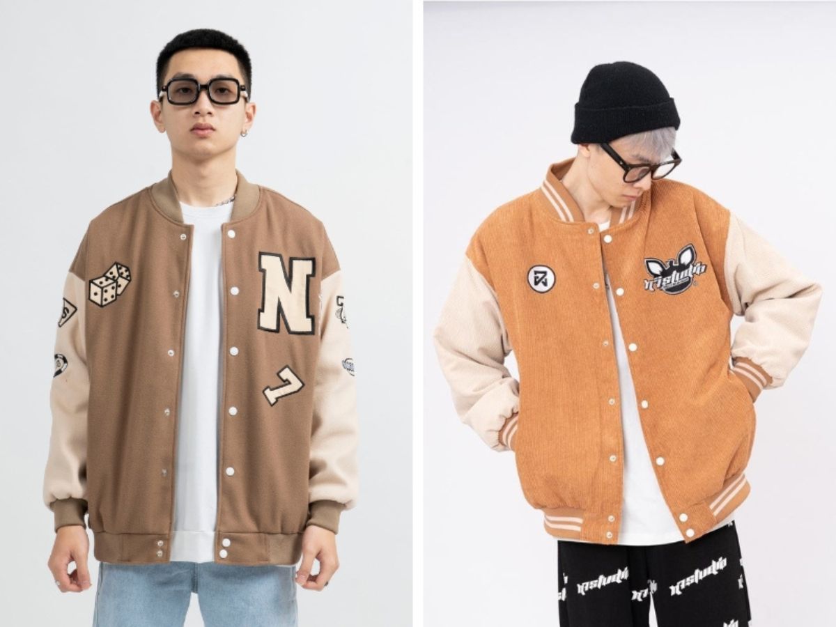 Top áo khoác bóng chày nam hot hit