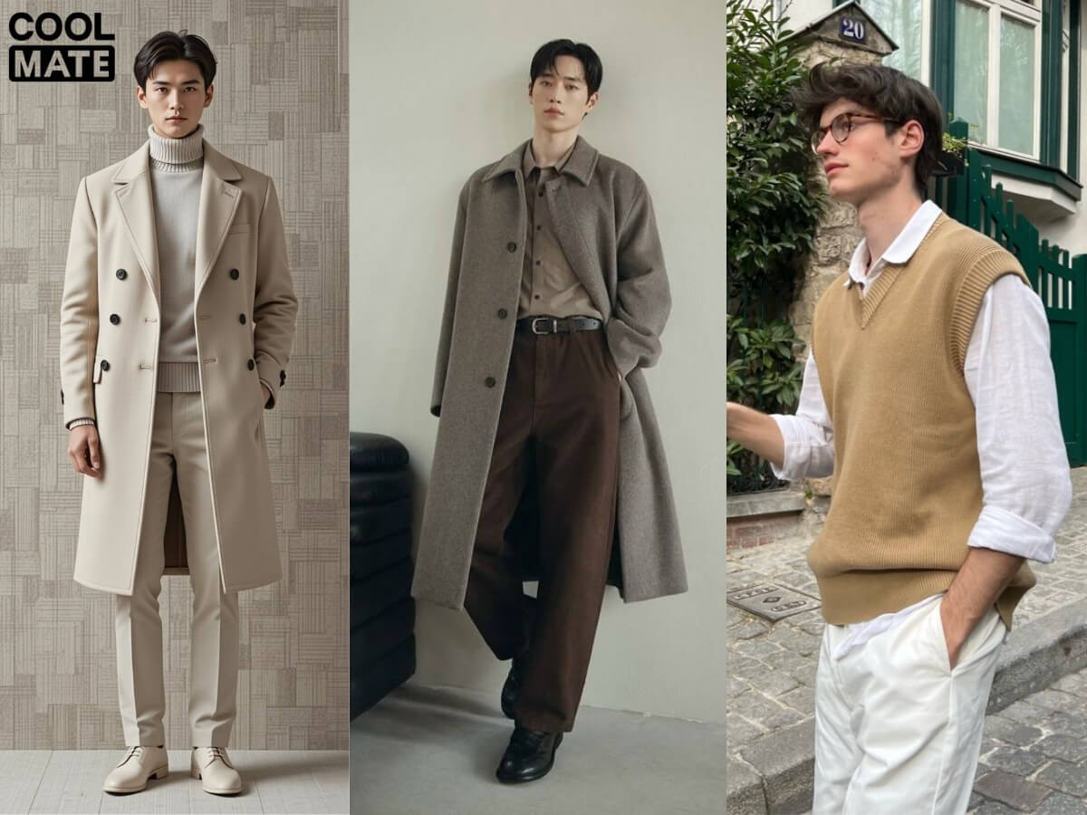 Các công thức phối đồ công sở nam thu đông vừa giữ ấm vừa lịch lãm