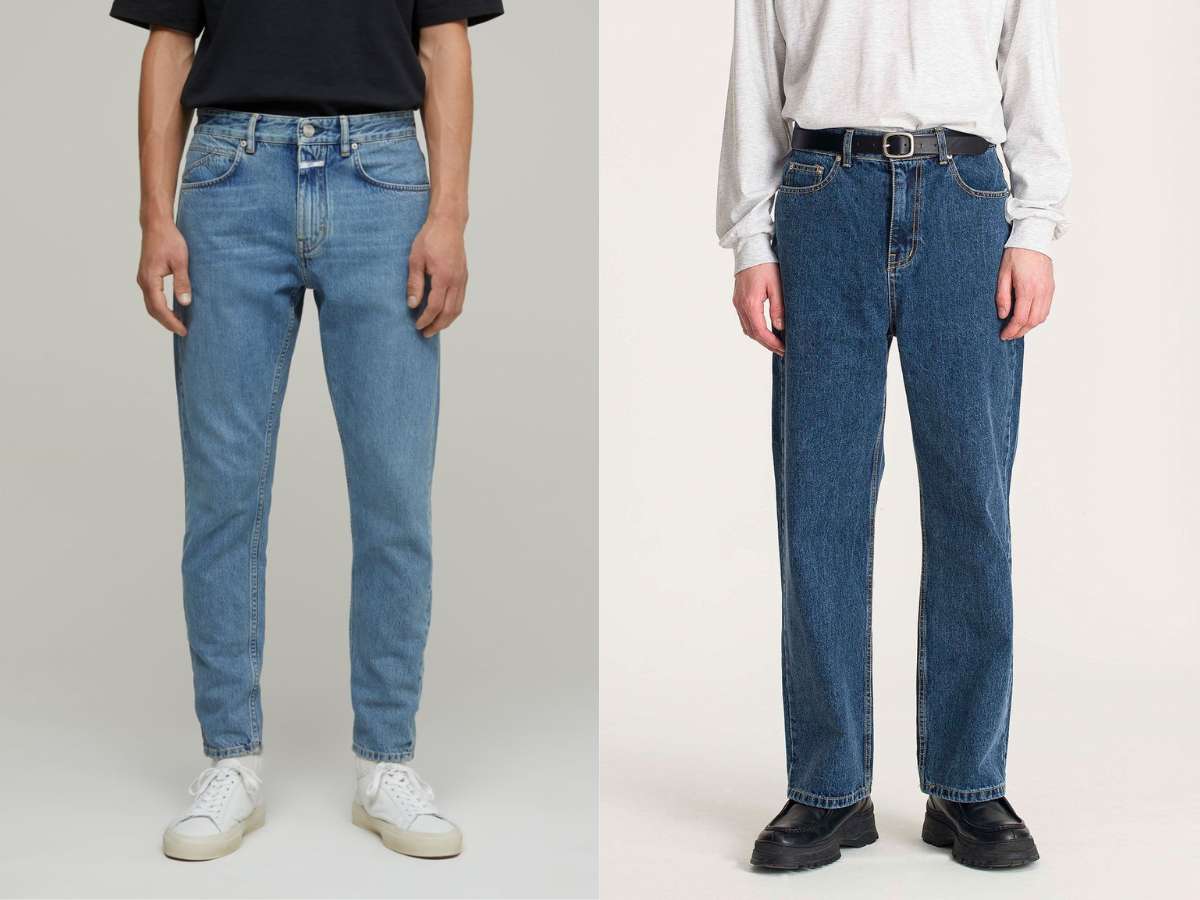 Phối form quần jean với giày phù hợp