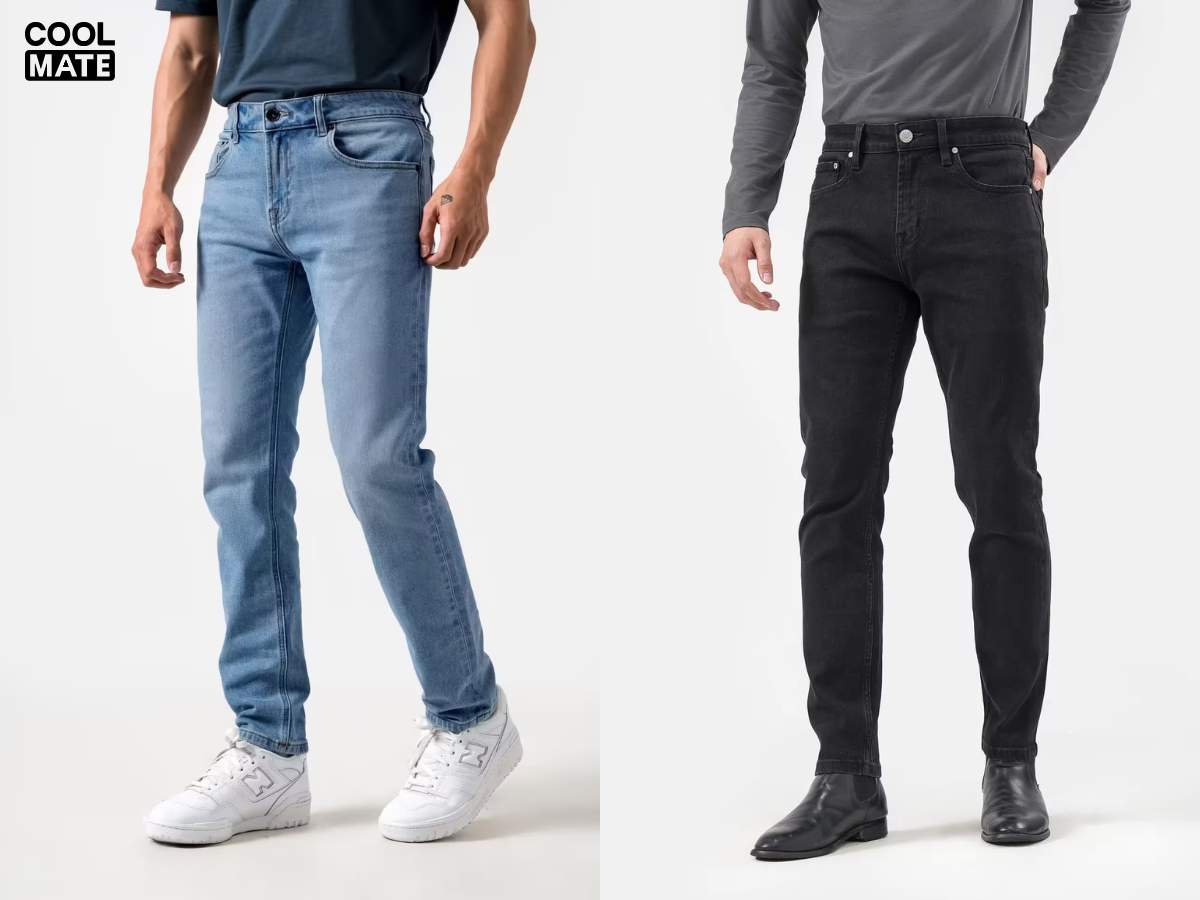 Phối quần jean với giày phù hợp hoàn cảnh