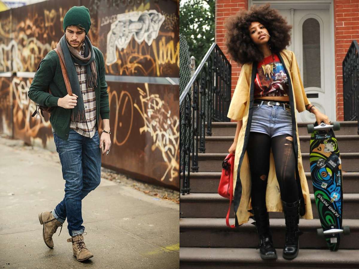 Phong cách phối đồ hipster với nam và nữ