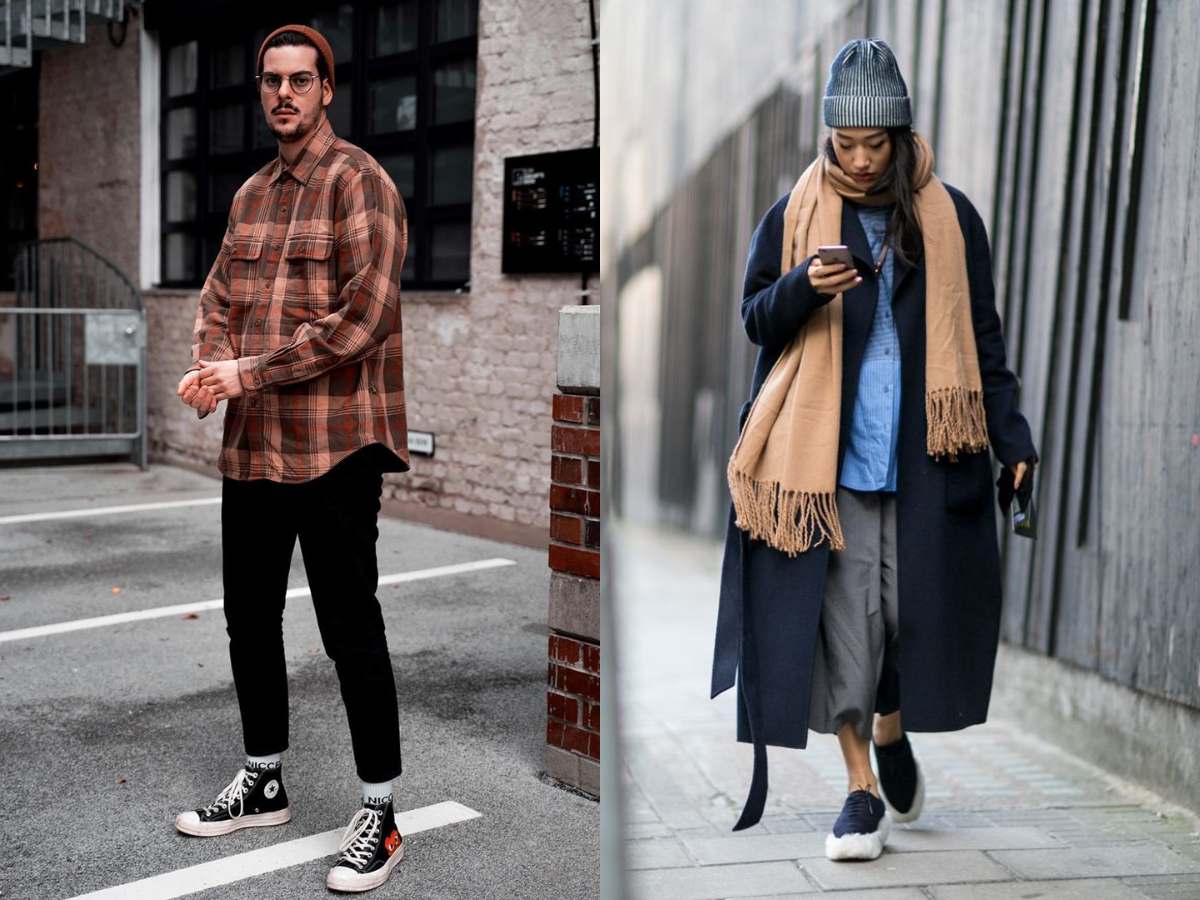 Đặc trưng phong cách hipster thể hiện sự độc đáo trong cách phối đồ