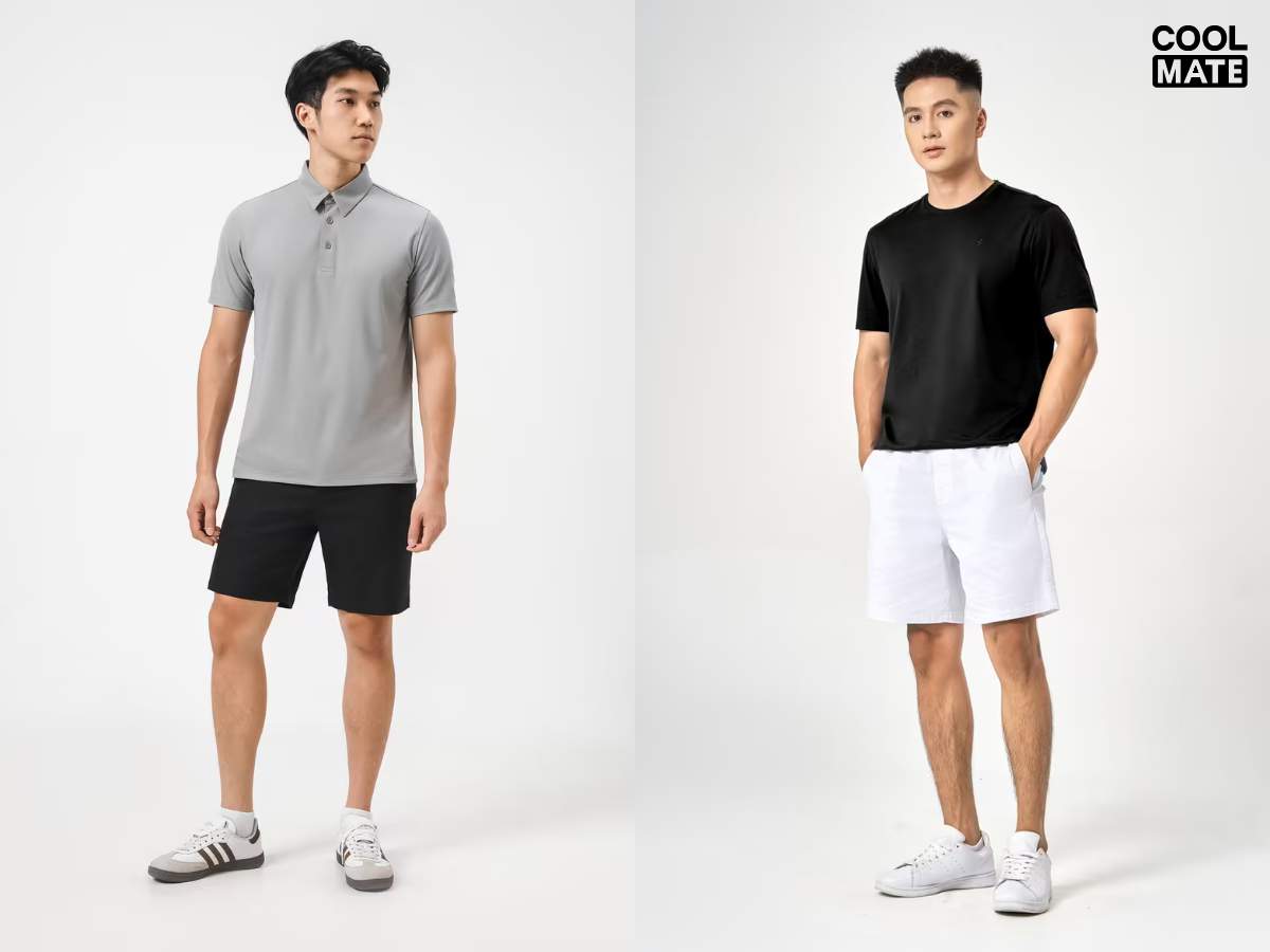 Phối quần short để đi chơi, dạo phố