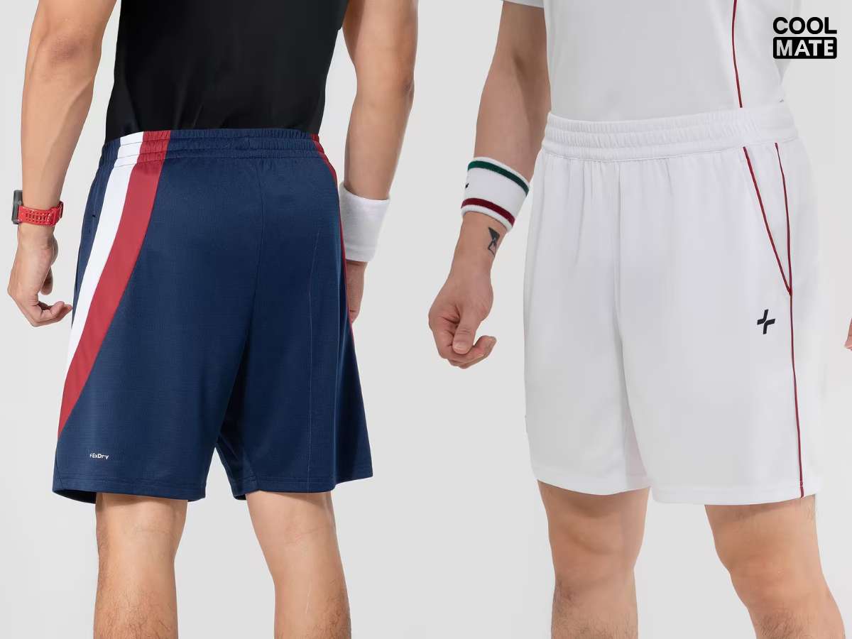 Quần short nam thể thao phối màu