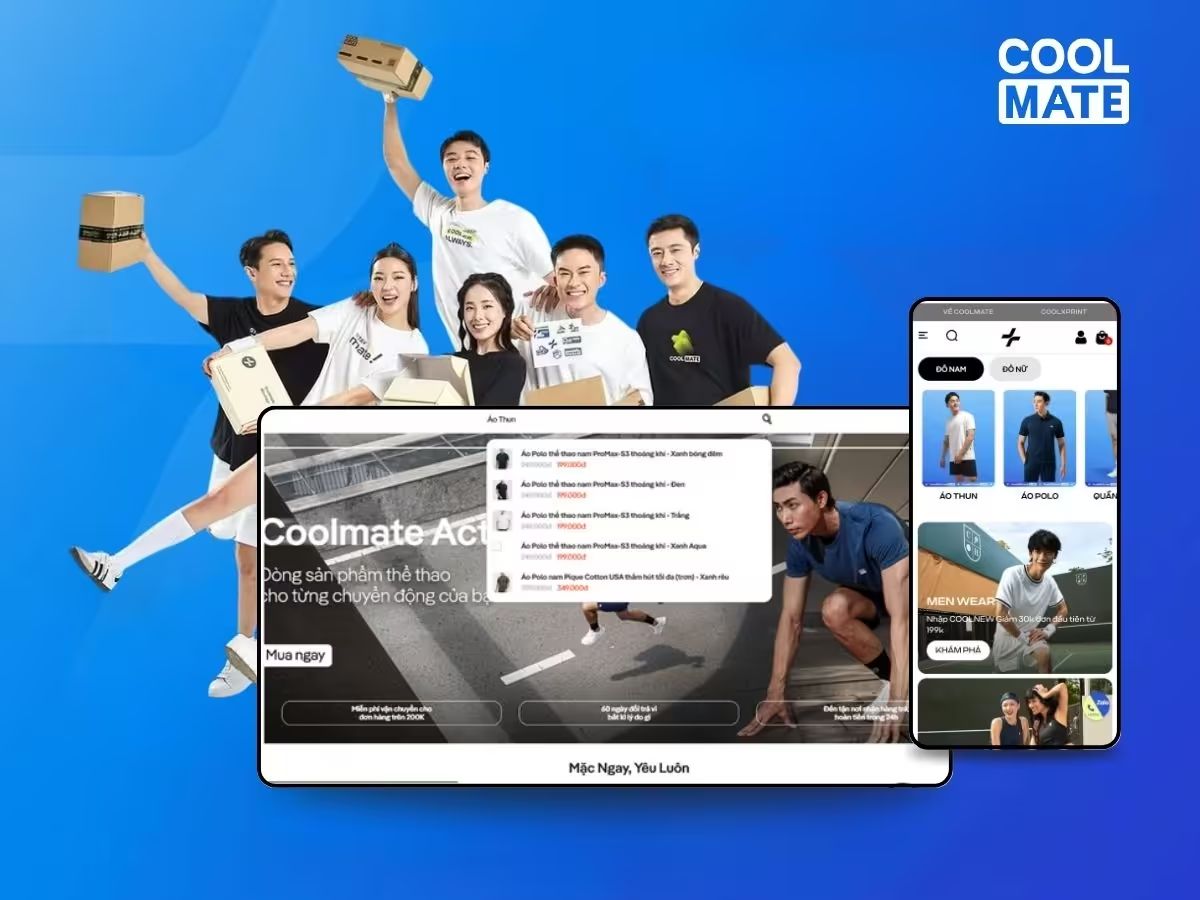 Mua sắm online thông minh cùng Coolmate